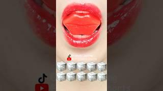 ASMR EMOJI FOOD ice mukbang eating sounds
