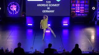 Andreas Schmidt, Germany, Ossa World Dance Week 2019