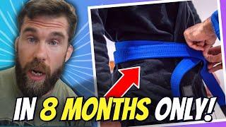 Promoted to BJJ Blue Belt in Less Than 1 Year (And He Hates It!)