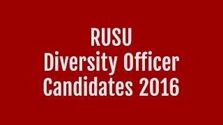 Diversity Officer @ Candidates' Question Time 2016