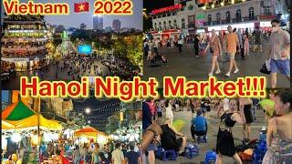 Does Vietnam have a Weekend Night Market?? Old Quater street in Summer. #walkingstreet