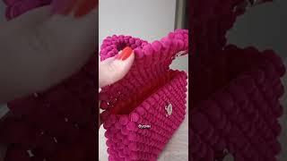 сумка из бархатных бусин #diy #shorts #сумкаизбусин