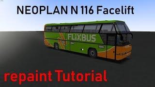 #21 Neoplan N116 Repaint Tutorial (FLIXBUS)