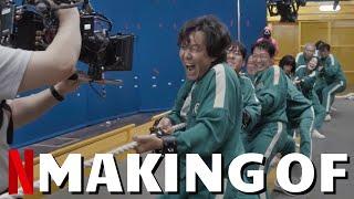 Making Of SQUID GAME Part 2 - Best Of Behind The Scenes, On Set Bloopers & Outtakes | Netflix