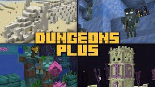 ЭТО ЛУЧШИЕ ДАНЖИ НА СВЕТЕ! НОВЫЙ МОД DUNGEONS PLUS ГАЙД ОБЗОР МОДА НА МАЙНКРАФТ 1.16.4 / 1.16.5