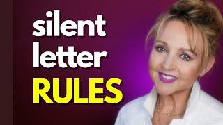 BEGINNER to ADVANCED - Silent Letter RULES - English Pronunciation