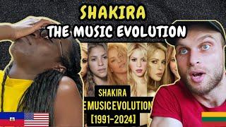 REACTION TO Shakira - The Music Evolution (1991-2024) | FIRST TIME WATCHING