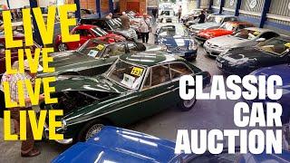 LIVE CLASSIC CAR AUCTION! Anglia Car Auctions August 2024 sale - Day One