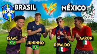 JUNINHO MANELLA e ISAAC XAVIER vs 2 MEXICANOS!! (QUEM É MELHOR NOS DESAFIOS DE FUTEBOL?!)