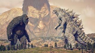 Kong Saves Godzilla - Colossal Muscular Titan Enters the Scene