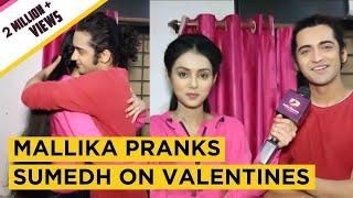 Mallika Singh Aka Radha Pranks Sumedh Mudgalkar Aka Krishna On Valentines | Exclusive