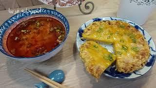 ده دقیقه ای با یک بسته نودل غذای خوشمزه و متفاوت درست کن با آشپزخانه فریبا Noodle Dish & Soup