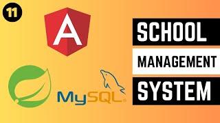 School Management Project | Spring Boot & Angular | Part 11 | Save JWT Token in Local Storage