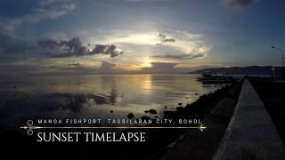 Tagbilaran City, Manga Fishport, Bohol - Sunset Timelapse shot using GoPro