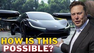 Elon Musk's First Prototype of Flying Tesla Car SHOCKED The World