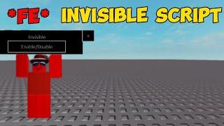 ~Invisible script~ | • Roblox script √ *Fe* (PASTEBIN)