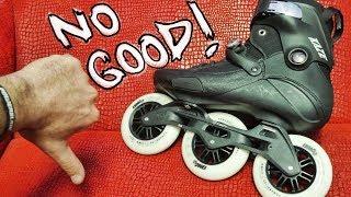 Triskates , what's worst about 3 wheel inline skates ?