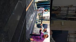 Aluminium sliding door glass fitting / All types of glass available here glass cutting and fitting 