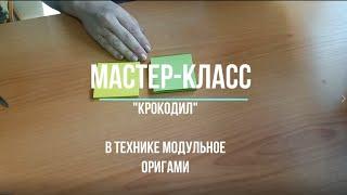 Мастер-класс "Крокодил в технике модульного оригами"