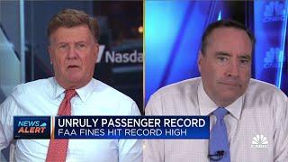 FAA fines for unruly passengers hit record high