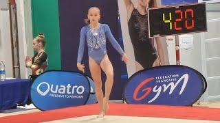 Elena COLAS (FRA) - 12 year old with HIGHEST Floor- Finale Sol - Tournoi de Combs la Ville 2022