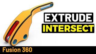 Fusion 360 for Beginners Extrude To Intersect - Exercise 36