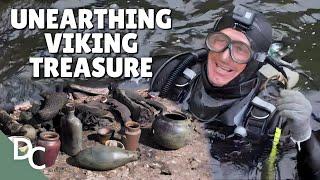 Finding 1300 Year Old Viking Treasure! | River Hunters | @DocoCentral