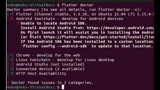 Fixing flutter doctor - android studio not installed, unable locate SDK, cmdline-tools is missing