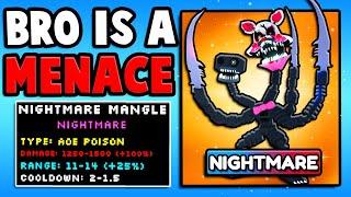 The 0.5% NIGHTMARE MANGLE CLAN UNIT Is a MENACE! (Five Nights TD)