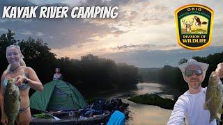 Overnight Kayak Fishing The Most Scenic River in Southern Ohio | The Little Miami River