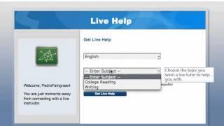 Accessing Brainfuse and Starting a Live Tutor Meeting
