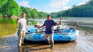 Fishing PRISTINE river for GIANT smallmouth! @fishingwithsmalls
