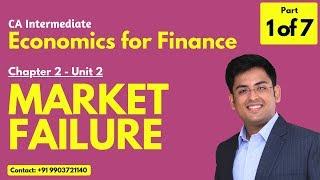 Economics for Finance | CA Inter | Best Video Course | Chapter 2 (Unit 2) - Market Failure