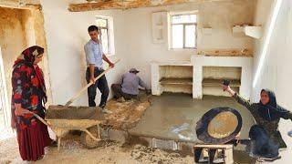 Family Bonding: Local Food & Plastering with Asghar & Halime