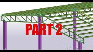 Tekla Structures 2022: Design of trusses in tekla Structures (part 2)