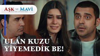 Mavi yemekte olay çıkardı -Aşk ve Mavi 16. Bölüm