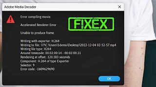 Adobe Premiere Pro Error Compiling Movie Accelerated Renderer Error [FIXED]