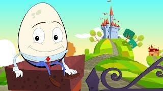 Humpty Dumpty Sat On A Wall | Nursery Rhyme with Lyrics | Kids Tv Nursery Rhymes