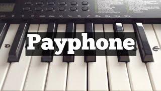 Payphone - Maroon 5 | Easy Keyboard Tutorial With Notes (Right Hand)