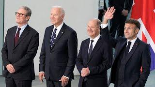 US President Biden meets with Scholz, Macron and Starmer in Berlin