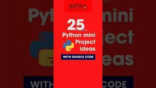 25 Python mini Project Ideas With Source Code #coding #python #viral #project