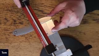 Sharpening a Giant Mouse chipped edge repair