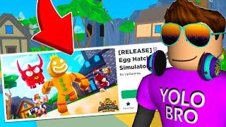 КРУЧЕ ЖВАЧКИ? НОВЫЙ СИМУЛЯТОР ОТКРЫВАНИЯ ЯИЦ ОТ КУКИБОЯ! EGG HATCHING SIMULATOR ROBLOX