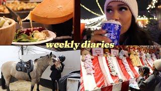 weekly diaries : winterwonderland, equitation, appartement tour…