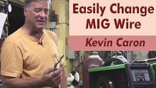 How to Put a New Wire Spool on a MIG Welder - Kevin Caron