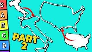Which COUNTRY would make the best F1 track? PART 2