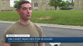 The powerful reason this VMI cadet marched for 18 hours