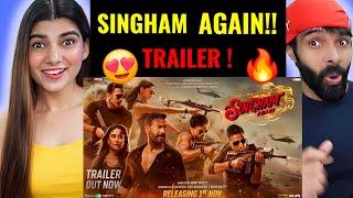 Singham Again Trailer Reaction | A Rohit Shetty Cop Universe |