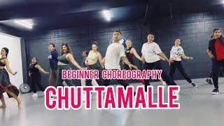 Chuttamalle Beginner Dance | Easy Dance | Devara | Anirudh, Shilpa Rao | Santosh Choreography