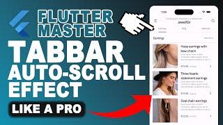 Flutter Tutorial | Dynamic TabBar Switching on ListView Scroll with Auto-Scroll Effect - Flutter UX